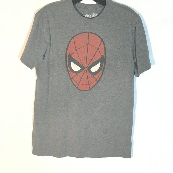 Old Navy Marvel SPIDERMAN Gray Short Sleeve Tee Shirt Top XL - Picture 3 of 8